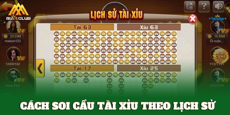 Cách soi cầu Tài Xỉu theo thống kê lịch sử